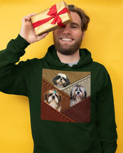 Load image into Gallery viewer, Three Cute Shih Tzu In Bag Gift For Dog Lovers Hoodie
