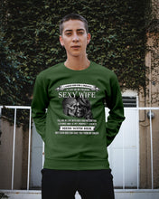 Load image into Gallery viewer, Shes Stubborn Messy And A Brat At Times Black Gift For Husband Sweatshirt
