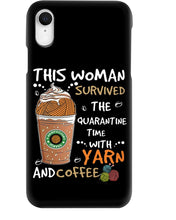 Load image into Gallery viewer, The Quarantine Time With Yarn And Coffee Gift For Women Phone case
