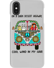Load image into Gallery viewer, Cats Lovers Gifts - On A Dark Desert Highway Cool Wind In My Hair Phone case
