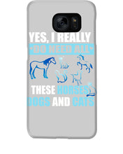 Load image into Gallery viewer, I Do Need All These Horses Dogs And Cats Phone case
