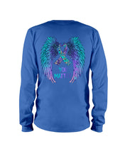 Load image into Gallery viewer, You Matter Ribbon Awareness With Angel Wings Unisex Long Sleeve

