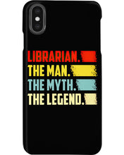 Load image into Gallery viewer, Vintage Funny Librarian The Man The Myth The Legend Gift For Friends Phone case
