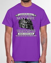 Load image into Gallery viewer, Shes Stubborn Messy And A Brat At Times Black Gift For Husband Guys Tee
