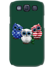 Load image into Gallery viewer, Lovely Phone Case Three Owl With US Flag Gift For Owl Lovers Phone case
