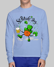 Load image into Gallery viewer, Basketball Saint Patrick's Day Gift For Basketball Lovers Unisex Long Sleeve
