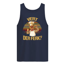 Load image into Gallery viewer, Vert Der Ferk Retro Vintage Gift For Cook Lovers Unisex Tank Top
