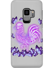 Load image into Gallery viewer, Chicken Purple Butterflies Gift For Chicken Lovers Phone case
