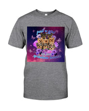 Load image into Gallery viewer, A Girl Loves Yorkshire Terrier Gift For Dog Lovers Guys Tee
