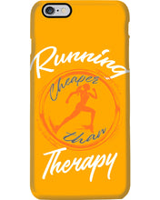 Load image into Gallery viewer, Running Cheaper Than Therapy Gift For Running Lovers Phone case
