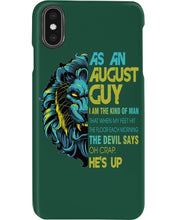Load image into Gallery viewer, As An August I Am The Kind Of Man Lion Birthday Gift Phone case
