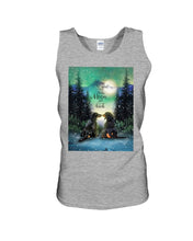 Load image into Gallery viewer, Dachshund Gift For Dog Lovers Snowy Night Together Unisex Tank Top
