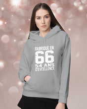 Load image into Gallery viewer, Fabrique En 66 54 Ans D'Excellence Custom Design Gift For Friends Hoodie
