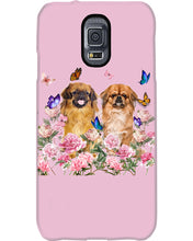 Load image into Gallery viewer, Pekingese With Peonies Gift For Dog Lovers Phone case
