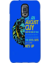 Load image into Gallery viewer, As An August I Am The Kind Of Man Lion Birthday Gift Phone case
