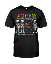 Load image into Gallery viewer, Autism It's A Different Ability Gift For Autism People Guys Tee
