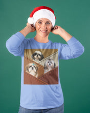 Load image into Gallery viewer, Three Cute Shih Tzu In Bag Gift For Dog Lovers Unisex Long Sleeve
