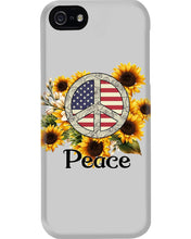Load image into Gallery viewer, Peace Sign Sunflower Birthday Gift For Girls Phone case
