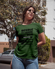 Load image into Gallery viewer, Désolé Cet Homme Est Déjà Pris Par Une Femme De Mars Birthday Gift Ladies Tee
