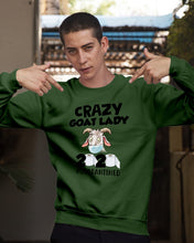 Load image into Gallery viewer, Crazy Goat Lady 2020 Quarantined Gift For Goat Lovers Sweatshirt
