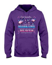 Load image into Gallery viewer, I'm Lonely I Miss My Husband Butterfly Gift For Lover Hoodie
