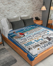 Load image into Gallery viewer, Giving For    Nana You'll Always Be My Loving Mother Custom Design Sherpa Blanket
