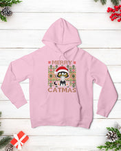 Load image into Gallery viewer, Merry Catmas Cute Funny Gifts Hoodie
