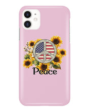 Load image into Gallery viewer, Peace Sign Sunflower Birthday Gift For Girls Phone case
