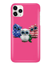 Load image into Gallery viewer, Lovely Phone Case Three Owl With US Flag Gift For Owl Lovers Phone case
