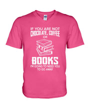 Load image into Gallery viewer, Librarian I Need To Go Away Books Custom Design Gifts Guys V-Neck
