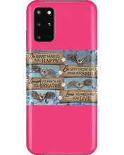 Load image into Gallery viewer, Do What Makes You Happy With Bats Gift For Girls Phone case
