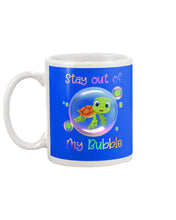 Load image into Gallery viewer, Vintage Funny Stay Out Of My Bubble Gift For Turtle Lovers Mug
