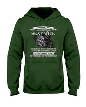 Load image into Gallery viewer, Shes Stubborn Messy And A Brat At Times Black Gift For Husband Hoodie

