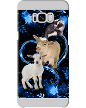 Load image into Gallery viewer, Lovely Phone Case Twinkling Blue Heart Gift For Goat Lovers Phone case
