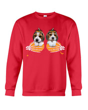 Load image into Gallery viewer, Beagle Hand Bones My Breast Gift For Dog Lovers Sweatshirt
