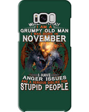 Load image into Gallery viewer, Walk Away I Am A Grumpy Old Man Who Was Born In November Birthday Gift Phone case

