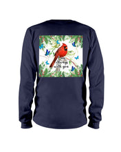 Load image into Gallery viewer, Scarlet Macaw With Butterflies I Am Always With You Gift For Lover Unisex Long Sleeve
