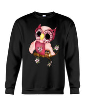 Load image into Gallery viewer, Lovely Tote Bag Owl Perchs On Branch Gift For Owl Lovers Sweatshirt
