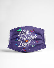 Load image into Gallery viewer, Butterfly Live Laugh Love Gift For Lover Cloth Face Mask
