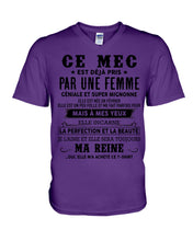 Load image into Gallery viewer, Birthday Meaningful Gift Geniale Super Mignonne Elle Est Nee En Fevrier Guys V-Neck
