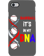 Load image into Gallery viewer, Baseball Be My DNA Gift For Sport Lovers Phone case
