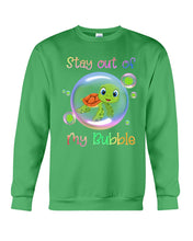 Load image into Gallery viewer, Vintage Funny Stay Out Of My Bubble Gift For Turtle Lovers Sweatshirt
