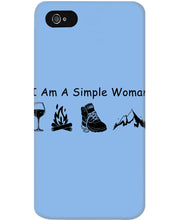 Load image into Gallery viewer, Simple Woman Loves Wine Camping Shoes And Climbing Phone case
