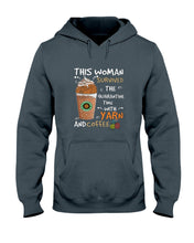 Load image into Gallery viewer, The Quarantine Time With Yarn And Coffee Gift For Women Hoodie
