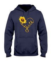 Load image into Gallery viewer, Black Phone Case Sunflower Faith Gift For Christians Hoodie
