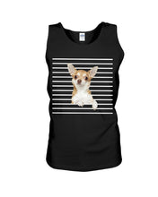 Load image into Gallery viewer, ln Chihuahua Horizontal Stripes Gift For Dog Lovers Unisex Tank Top
