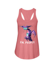 Load image into Gallery viewer, Grumpy Dragon Ew People Special Custom Design Ladies Flowy Tank
