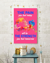 Load image into Gallery viewer, The Pain You Feel Today Will Be The Strength Gift For Women Vertical Poster
