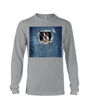 Load image into Gallery viewer, Blue Phone Case With Hole Gift For Boston Terrier Lovers Unisex Long Sleeve
