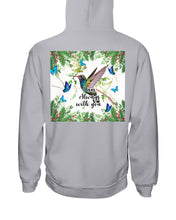 Load image into Gallery viewer, Hummingbird With English Daisy Gift For Birds Lovers Hoodie
